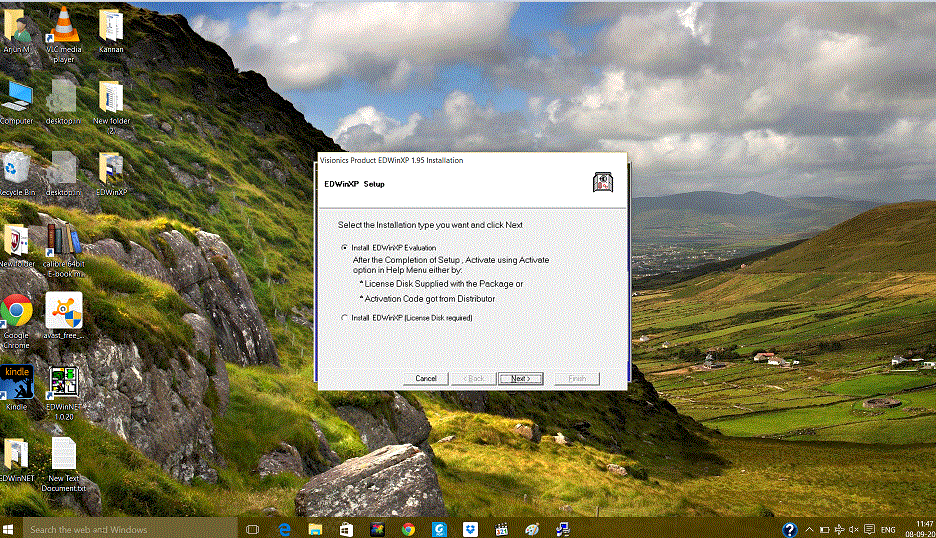 EDWinXP1.95 Installation