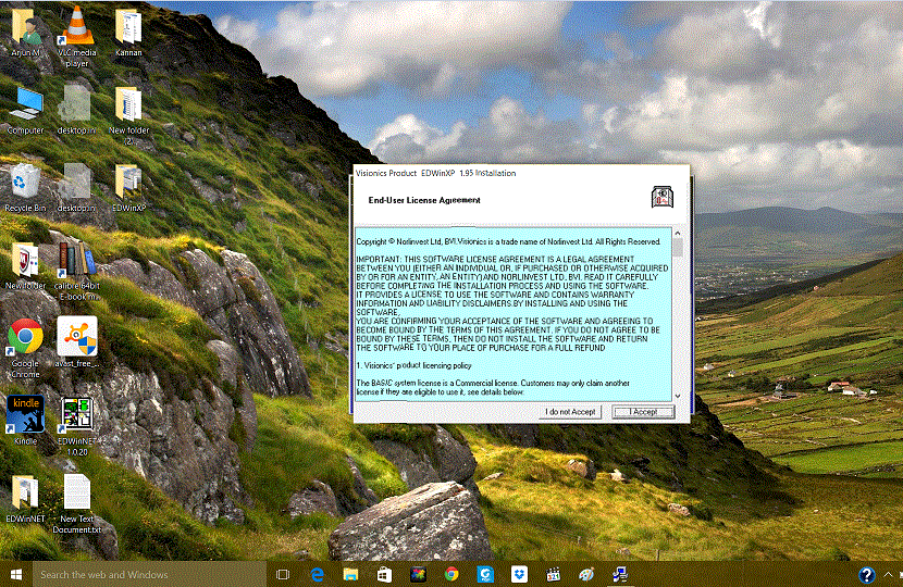 EDWinXP1.95 Installation