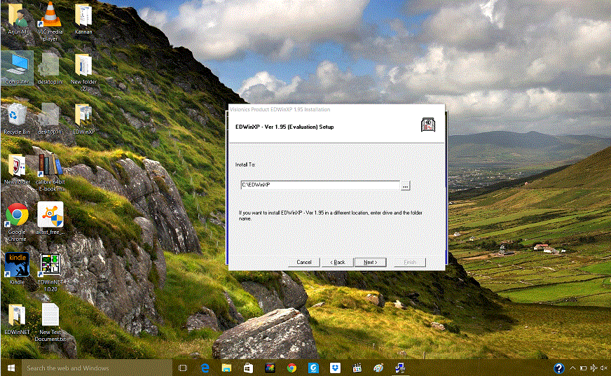 EDWinXP1.95 Installation
