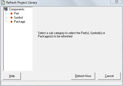 Refresh project library