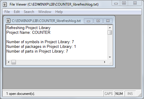 Refresh project library