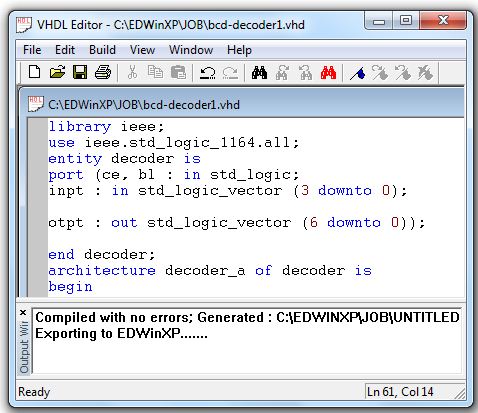 vhdl editor