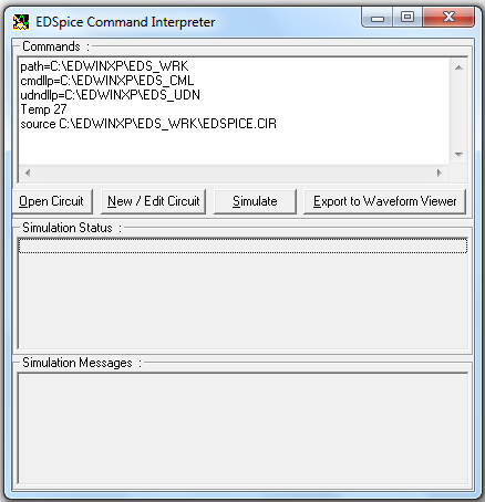 EDSpice Interactive Interpreter
