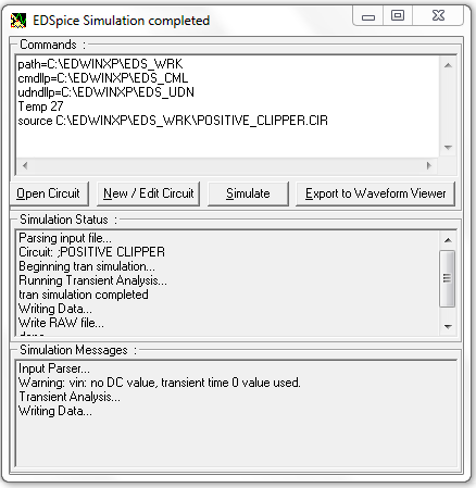 EDSpice Interactive Interpreter
