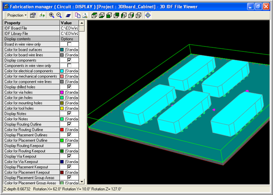 3D IDF File Viewer