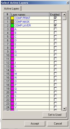 Select Active Layers