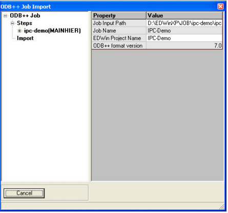 ODB++ Job Import