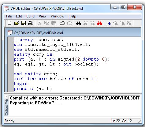 vhdl editor